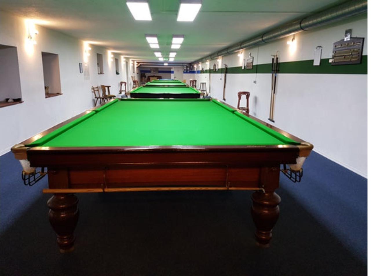Snookertische im Vereinsheim